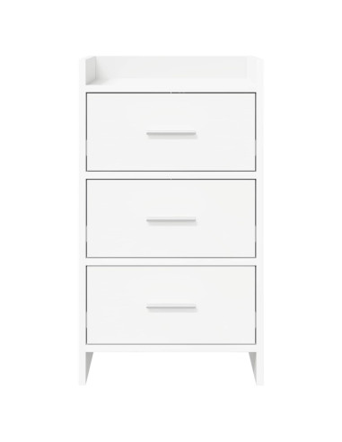 Comodini Bianco 40 x 36 x 70 cm Legno ingegnerizzato