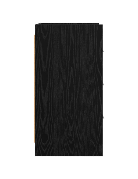 Comodini Rovere Nero 40 x 36 x 70 cm Legno ingegnerizzato