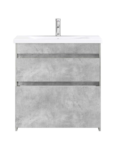 Set di mobili per il bagno Grigio Cemento 81 x 40 x 84,5 cm