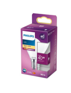 POS LED SFERA VETRO 40W E14 2700 2
