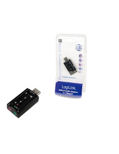 SCHEDA AUDIO USB 2.0 BK (LOGILINK) PER WINDOWS 10/8/7/VISTA/XP/MAC/LIN