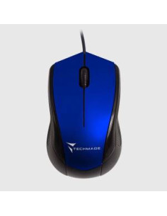 Techmade Mouse Ottico Usb Con Filo TM-XJ15 Blue