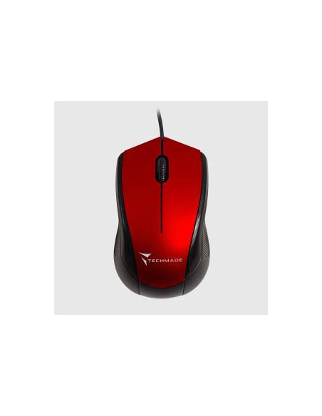 Techmade Mouse Ottico Usb Con Filo TM-XJ15 Red