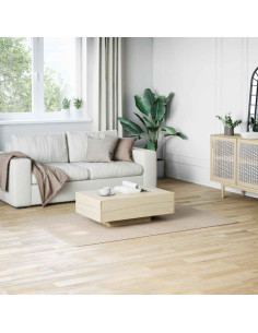 Tappeto Shaggy Beige 120x183 cm Poliestere