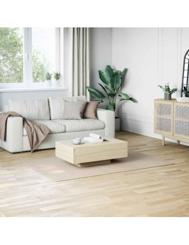 Tappeto Shaggy Beige 120x183 cm Poliestere
