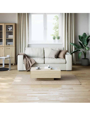 Tappeto Shaggy Beige 120x183 cm Poliestere