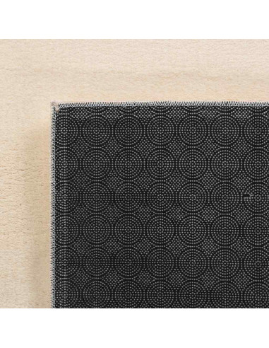 Tappeto Shaggy Beige 120x183 cm Poliestere