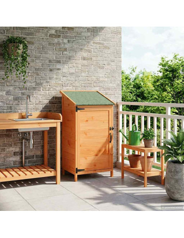 Capanno da Giardino Marrone 59 x 56 x 113,5 cm