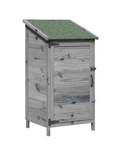 Capanno da Giardino Grigio 59 x 56 x 113,5 cm 2