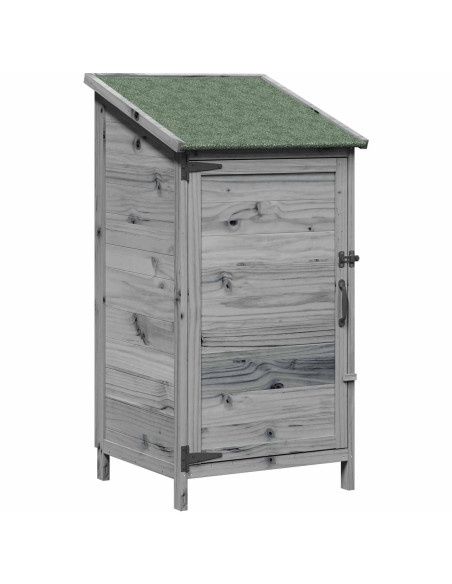 Capanno da Giardino Grigio 59 x 56 x 113,5 cm