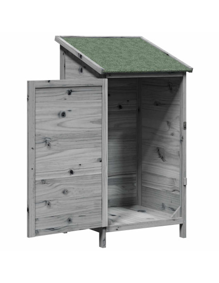 Capanno da Giardino Grigio 59 x 56 x 113,5 cm