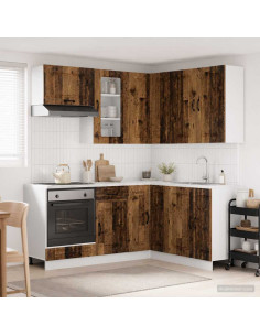 Unità Cucina KALMAR 8 pcs Legno antico Legno ingegnerizzato