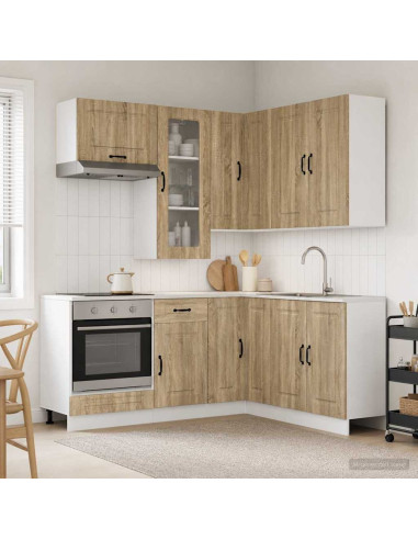 Unità Cucina KALMAR 8 pcs Rovere Sonoma Legno ingegnerizzato