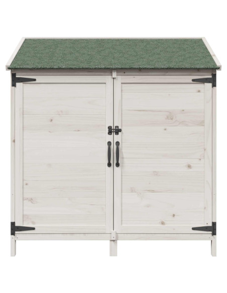 Capanno da Giardino Bianco 106,5 x 56 x 113,5 cm
