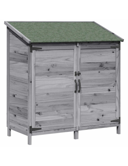 Capanno da Giardino Grigio 106,5 x 56 x 113,5 cm