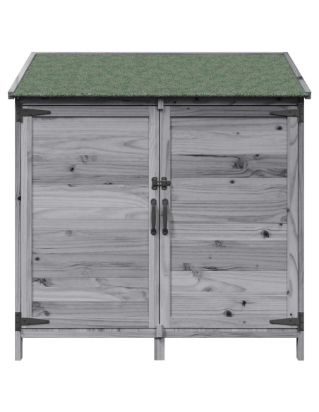 Capanno da Giardino Grigio 106,5 x 56 x 113,5 cm