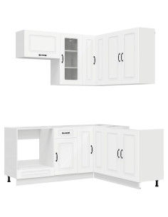 Unità Cucina KALMAR 8 pcs Bianco Legno ingegnerizzato 2