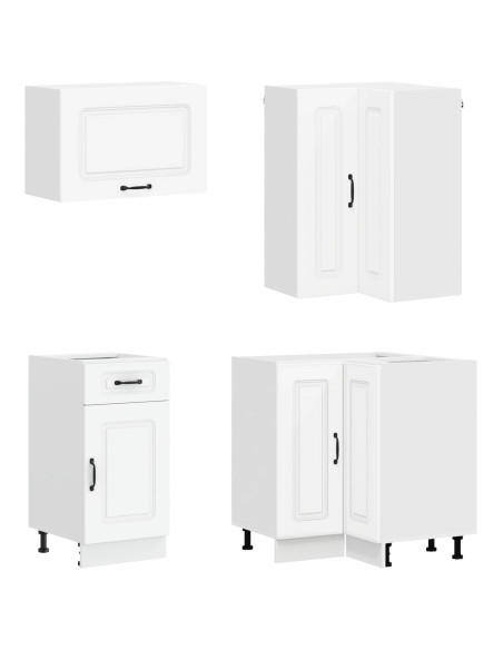 Unità Cucina KALMAR 8 pcs Bianco Legno ingegnerizzato