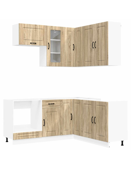Unità Cucina KALMAR 8 pcs Rovere Sonoma Legno ingegnerizzato