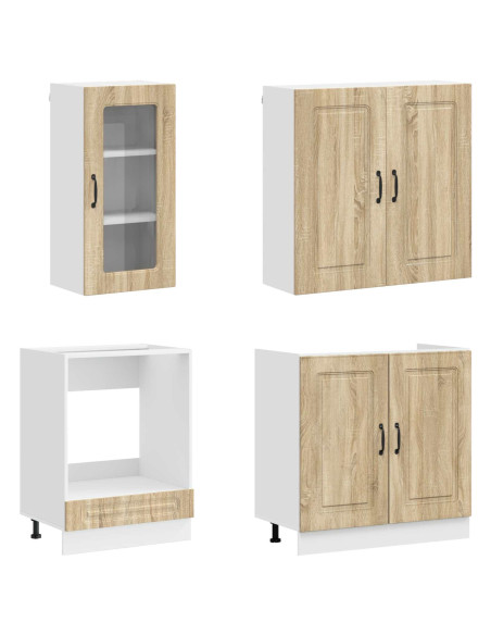 Unità Cucina KALMAR 8 pcs Rovere Sonoma Legno ingegnerizzato