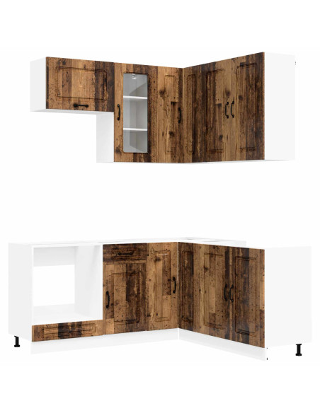 Unità Cucina KALMAR 8 pcs Legno antico Legno ingegnerizzato