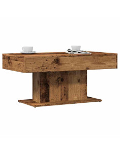 Tavolino da caffè Legno Antico 96x50x45 cm in Legno Multistrato