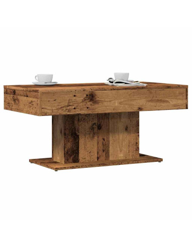 Tavolino da caffè Legno Antico 96x50x45 cm in Legno Multistrato