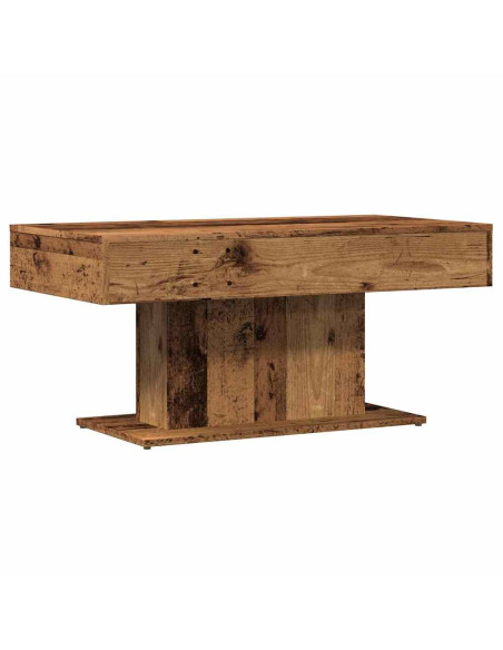 Tavolino da caffè Legno Antico 96x50x45 cm in Legno Multistrato
