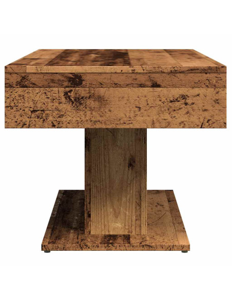 Tavolino da caffè Legno Antico 96x50x45 cm in Legno Multistrato