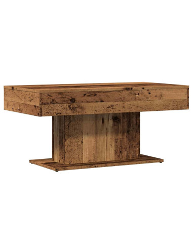 Tavolino da caffè Legno Antico 96x50x45 cm in Legno Multistrato