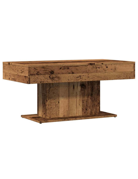 Tavolino da caffè Legno Antico 96x50x45 cm in Legno Multistrato