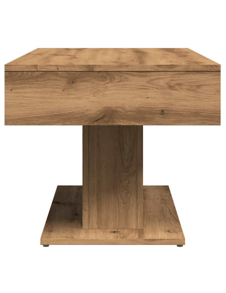 Tavolino da caffè Rovere Artigianale 96x50x45 cm in Legno Multistrato
