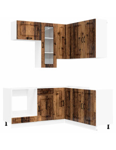 Unità Cucina KALMAR 8 pcs Legno antico Legno ingegnerizzato 2