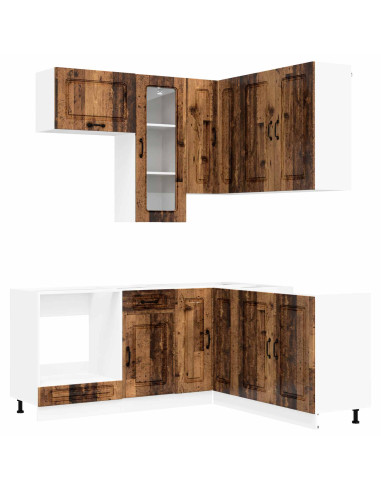 Unità Cucina KALMAR 8 pcs Legno antico Legno ingegnerizzato