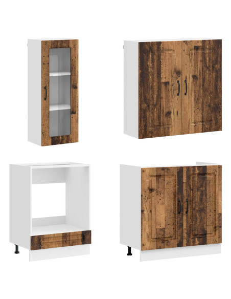 Unità Cucina KALMAR 8 pcs Legno antico Legno ingegnerizzato