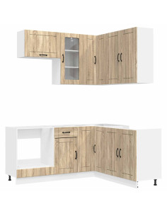 Unità Cucina LUCCA 8 pcs Rovere Sonoma Legno ingegnerizzato 2