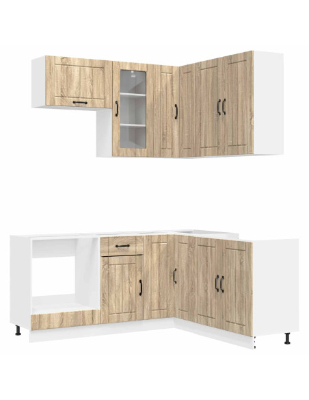 Unità Cucina LUCCA 8 pcs Rovere Sonoma Legno ingegnerizzato