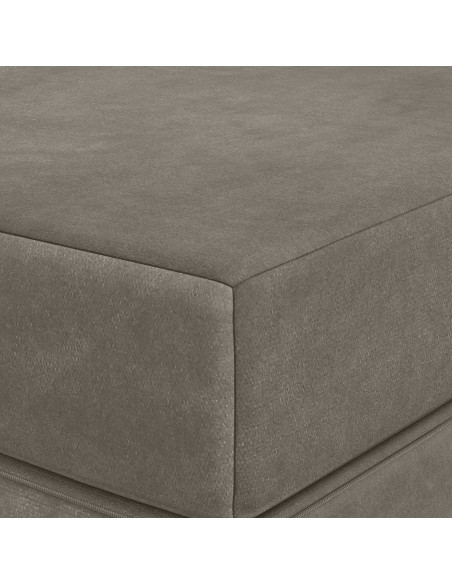 Divano Letto Pieghevole 200 x 67 x 45 cm Grigio Chiaro
