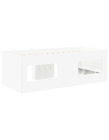 Letto Alto per Bambini 2 pcs Bianco 80 x 200 cm