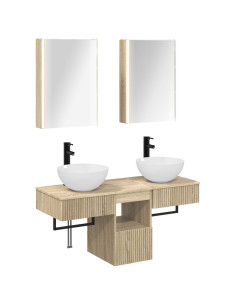 Set di Armadi da Bagno 5 pcs Rovere Sonoma 43 x 11,5 x 60,5 cm