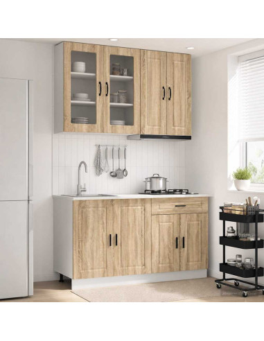 Unità Cucina PORTO 4 pcs Rovere Sonoma Legno ingegnerizzato