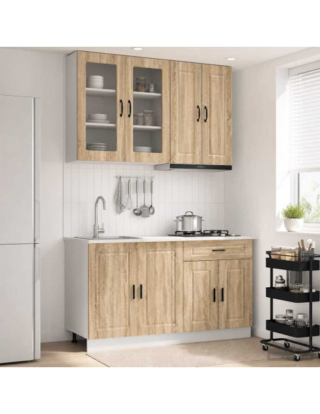 Unità Cucina PORTO 4 pcs Rovere Sonoma Legno ingegnerizzato