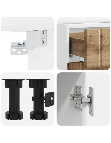 Unità Cucina LUCCA 4 pcs Rovere Artigianale
