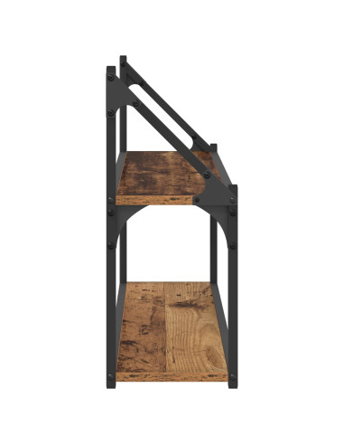 Scaffale da parete A parete Legno antico 80 x 21 x 51 cm