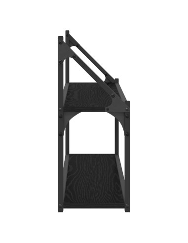 Scaffale da parete A parete Rovere nero 80 x 21 x 51 cm