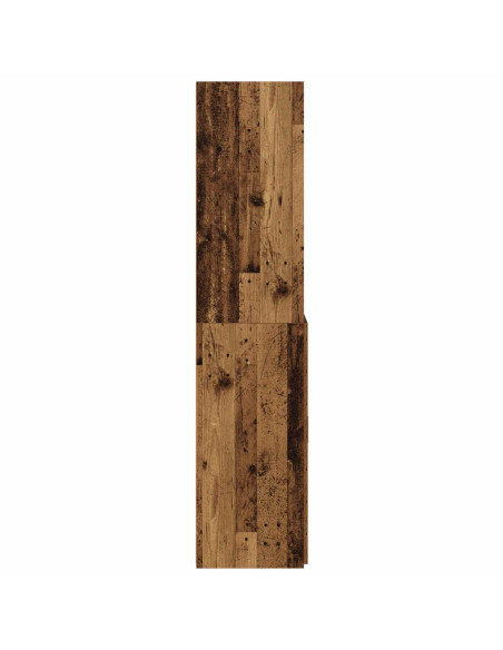 Libreria Legno antico 30 x 42.4 x 185.2 cm