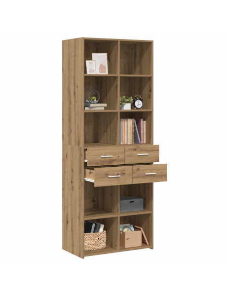 Libreria Rovere artigianale 30 x 42.4 x 185.2 cm