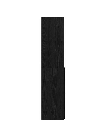 Libreria Rovere nero 30 x 42.4 x 185.2 cm