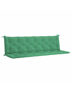 Cuscini per Panca 2 pz Verdi 200x50x7 cm in Tessuto Oxford 2