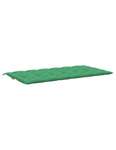Cuscini per Panca 2 pz Verdi 200x50x7 cm in Tessuto Oxford